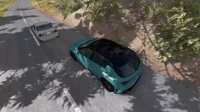 Автобусы и грузовики попадают в аварию - BeamNG. Drive