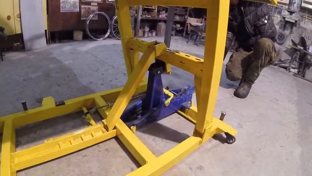 Мотоподъёмник своими руками(Motorcycle lift table homemade)