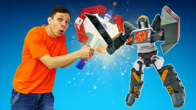 Крутые роботы GEOMECHA в новом видео для мальчиков: Играй игры в игрушки