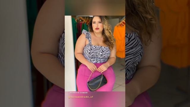 Luisa Andrade Biography Facts | Photographic Model Brasil | Curvy Plus Size Model Blogger