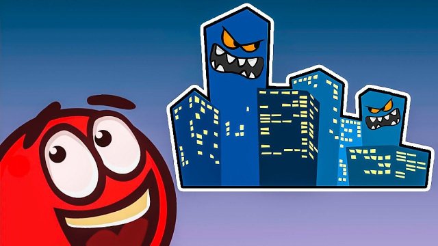 Несносный КРАСНЫЙ ШАР в тёмном городе. Серия 1. Мультик Red Ball на Игрули TV