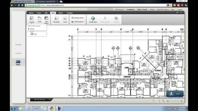 How to open AutoCAD Drawing online - AutoCAD WS.mp4
