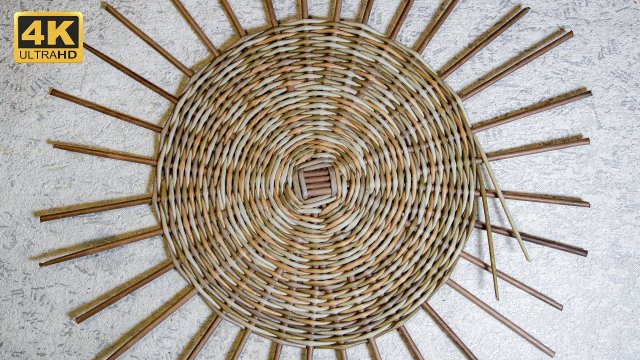 Новый способ плетения круглого донышка.