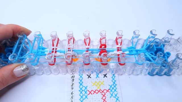 ПИНГВИН из резинок. Фреска из резинок | Penguin Rainbow Loom Bands