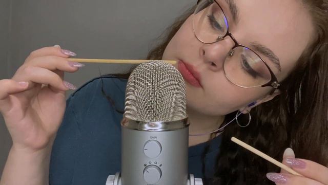 АСМР Скретчинг по микрофону и ветрозащите 💋 ASMR Microphone scratching and wind protection