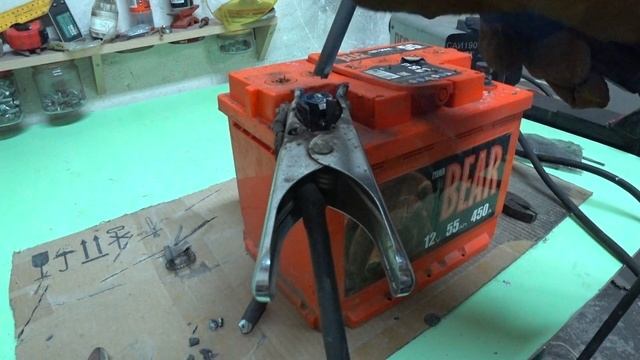 восстановление клемм аккумулятора при помощи сварки!!!