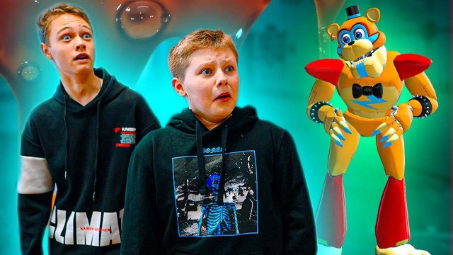 Зря мы пошли в Детсад ФНАФ! Глэмрок ФРЕДДИ совсем не добрый!!  (Крутые детки) Cool Kids