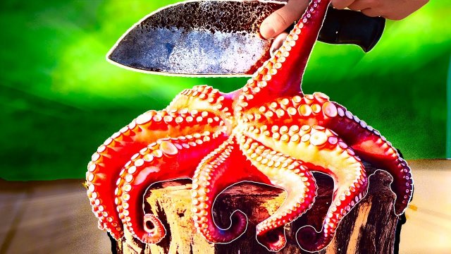 ПОВТОРЯЕМ НЕВЕРОЯТНУЮ УЛИЧНУЮ ЕДУ СО ВСЕГО МИРА ОСЬМИНОГ АРБУЗНЫЙ КОКТЕЙЛЬ ФРУКТЫ В КАРАМЕЛИ
