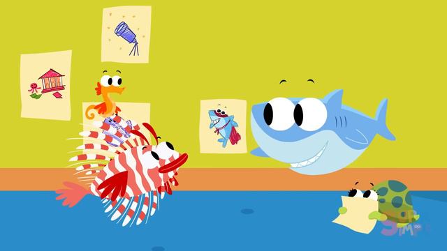 First Day Of School | Finny The Shark | Cartoon For Kids