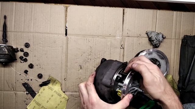 Замена картриджа турбины. Перенос настройки изменяемой  геометрии