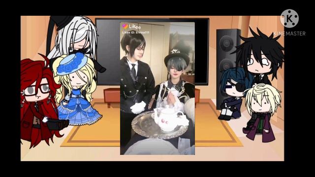 The reaction of the "black Butler" to Tik tok|¦|реакция "тёмного Дворецкого" на тик ток