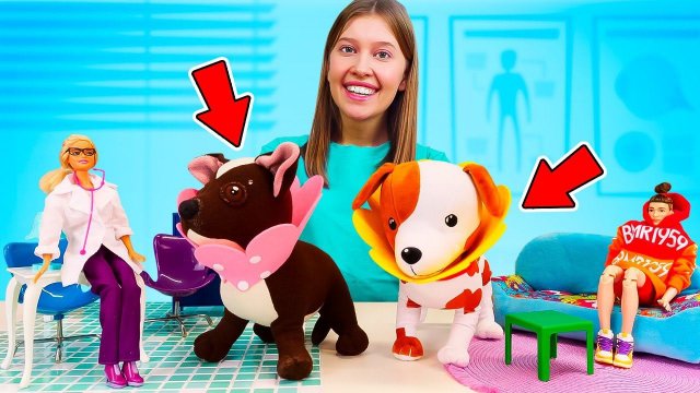 Шоколадка на приеме у доктора ⚕️ Видео для детей про игрушки