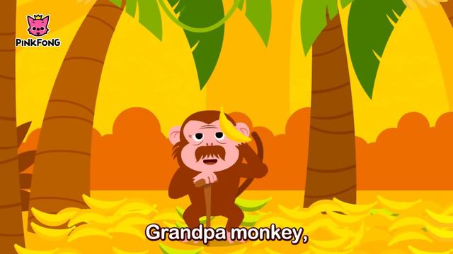 Monkey Banana-Baby Monkey | Animal Songs | PINKFONG Songs for Children