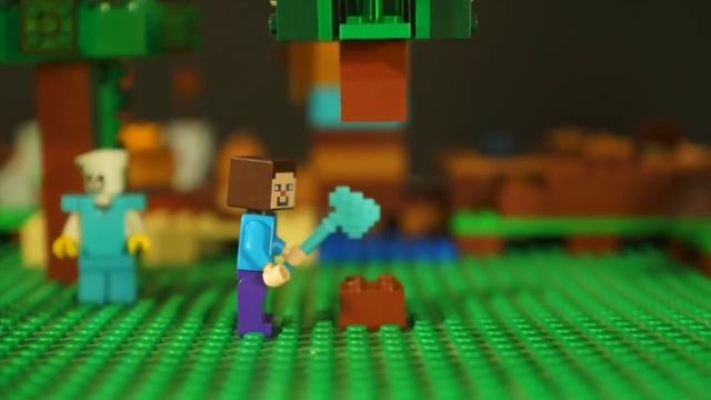 Лего НУБик и ЛАКИ БЛОКИ Майнкрафт - LEGO Minecraft Анимация и Мультики