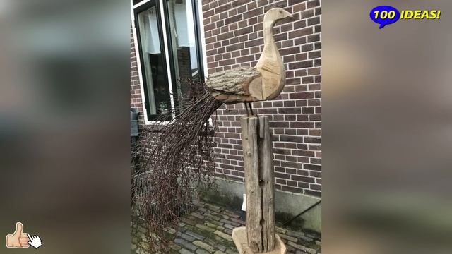 Beautiful garden decor ideas made of wood and old things! 40 examples for inspiration!