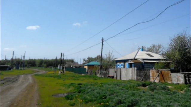 Деревенская улица, хутор Черкесовский ст Бударино Реальная деревня