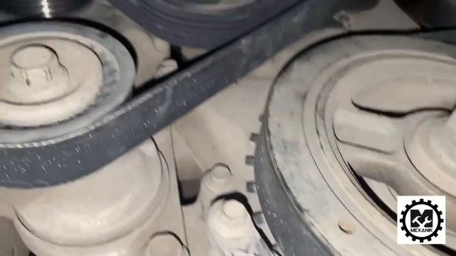 Замена приводного ремня Мазда 6 / Как поменять сервисный ремень на Mazda 6 GG