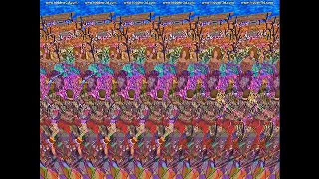 Очень красивые стерео картинки 3D повышенной сложности