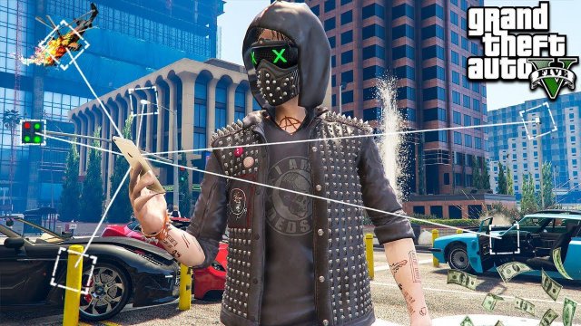 ХАКЕР ВЗЛОМАЛ ГОРОД И УКРАЛ ВСЕ ДЕНЬГИ В ГТА 5 МОДЫ! ОБЗОР МОДА В GTA 5! ВИДЕО ГТА ИГРЫ MODS!