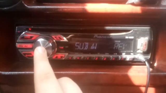 Как настроить магнитолу PIONEER DEH-1500UB