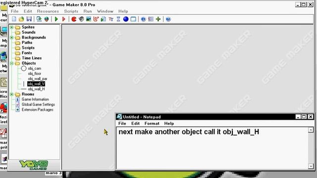 game maker 3d tutorial 3 (walls)