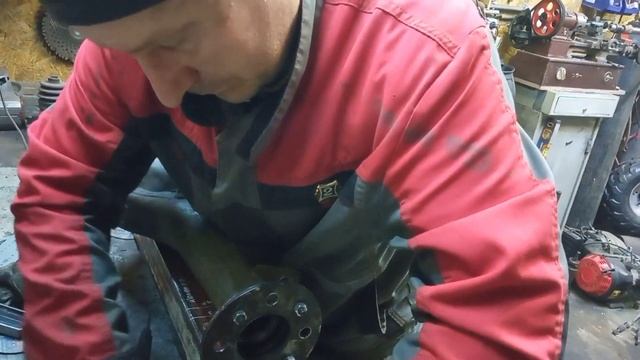 Укоротить мост для мини трактора? Легко!!! С этим станком можно все! Своими руками.