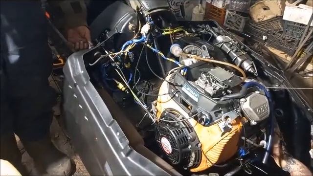 Снегоход Тайга 550 с Мотором Лифан 29. 2V80F. Подключение эл. оборудования, и нюансы по мелочам.