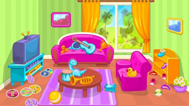 Уборка в доме - развивающая игра | мультик для детей
