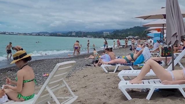 Абхазия. Сухум. Пляж Мокко.
