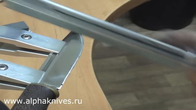 Восстановление убитого ножа Чебурков Х12МФ. Экстремальная заточка.