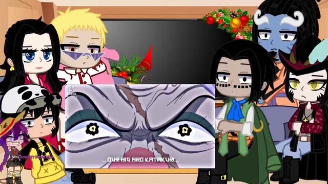 Past Warlords react to Luffy   Compilation   one piece   Luffy