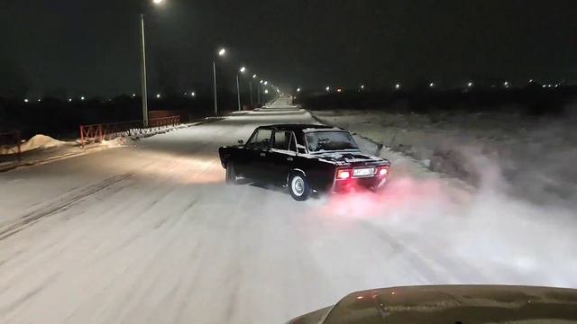 Дрифт На Жигулях / Зимний Дрифт / Дрифт под фонк