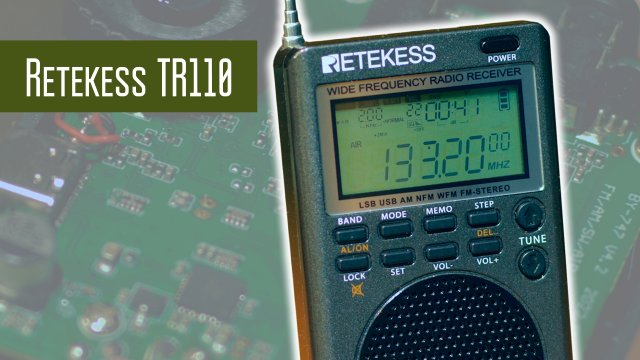 Retekess TR110 бытовой приёмник, который принимает SSB на КВ и весь УКВ диапазон от 30 до 520 МГц.