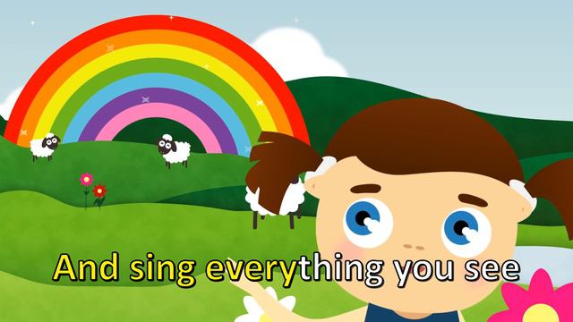 I CAN SING A RAINBOW | Song with lyrics