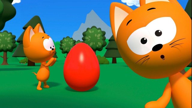 Котэ Играет с Яйцом - Котэ Геймз мультики для малышей
