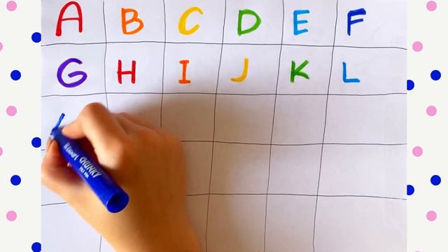 ABCDEFGHIJKLMNOPQRSTUVWXYZ, Easy Draw and Paint Alphabet A to Z For Kids | ABC Song and Rhymes