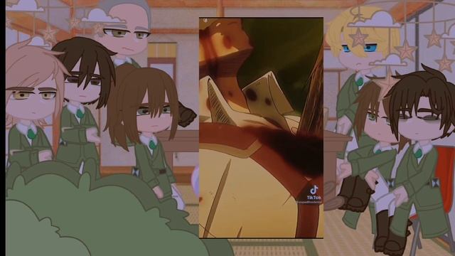 °реакция персонажей Атаки Титанов на тик ток||SNK||МИССА°SNK 9