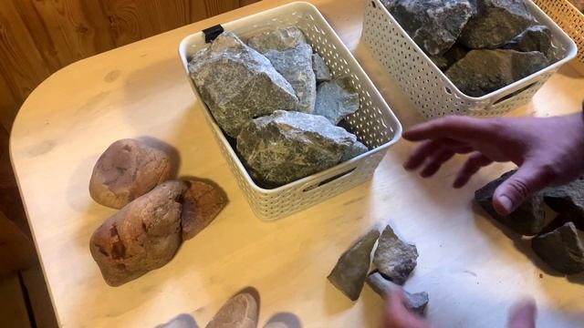 Камни для бани спустя 3 года.  Выбираем самый стойкий камень!