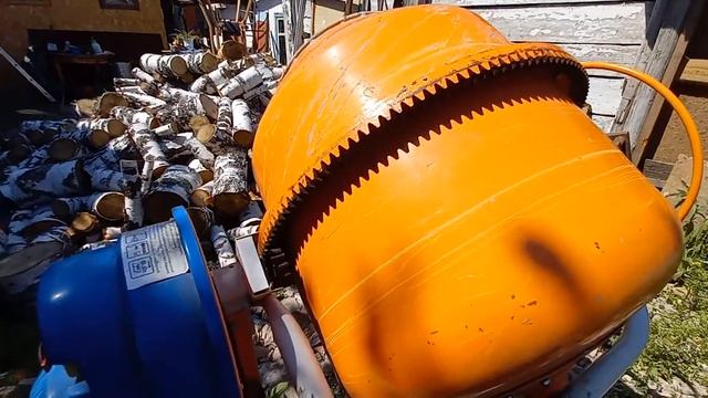 Denzel B-200 отзыв на бетономешалку (бетоносмеситель), после четырёх КамАЗов.