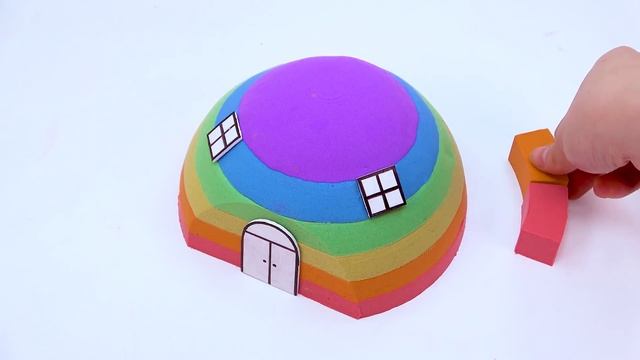 ДЛЯ МАЛЫШЕЙ ! Как сделать из кинетического песка ASMR