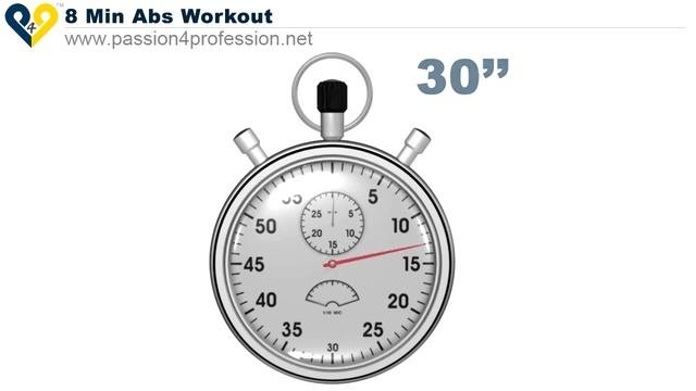 Качаем пресс   8 Min Abs Workout   level 1