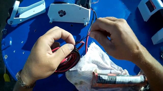 Якорная лебёдка #TRAKFishermsn25 установка на лодку Днепр...