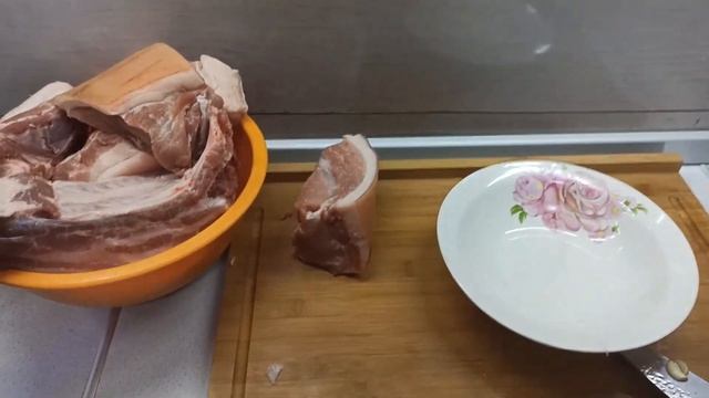 Засолка мяса для копчения