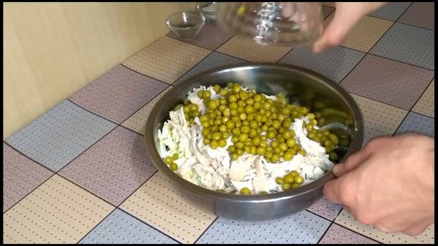 Мой самый любимый САЛАТ ИЗ КУРИНОЙ ГРУДКИ