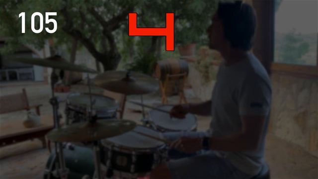 Drum Track 80 BPM Drum Beat - Simple Straight
