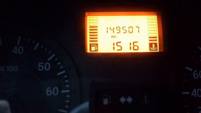 Рено Логан,расшифровка шкалы в приборной панели.