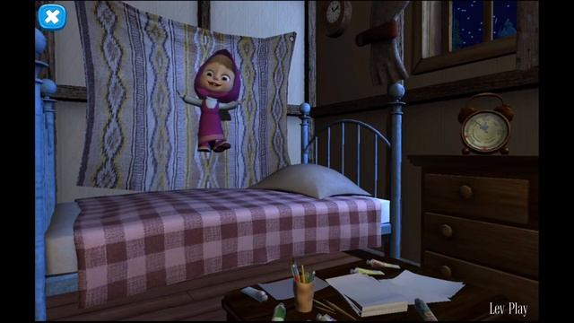 Игра - Маша и Медведь Спокойной ночи!