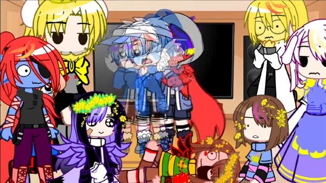Undertale react to sans aus ( video ) ( alinaka siro me )