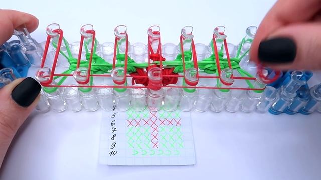ПОДАРОК из резинок на станке. Фигурка из резинок на станке