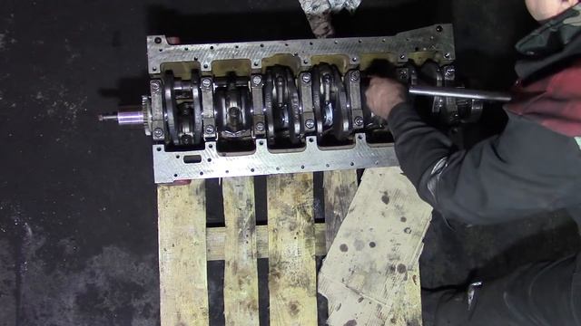 Двигатель Cummins 5.9 (сборка часть 1) | Ремонт двигателя камминз cummins 5.9--6.7